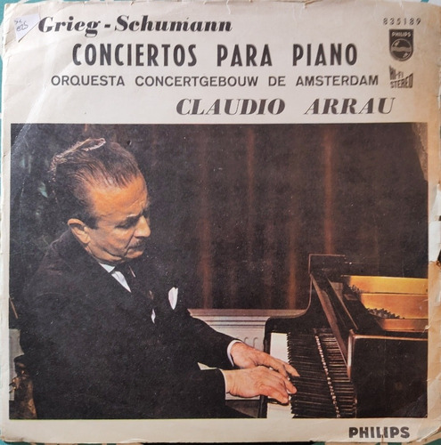 Vinilo Lp - Claudio Arrau -- Grieg .schumann (xx825