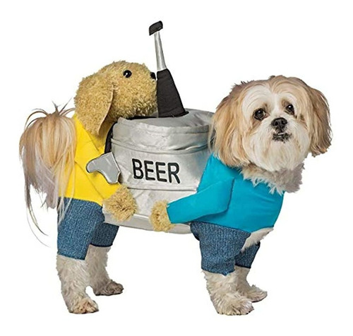 Perros Llevando Traje De Mascota Barril De Cerveza Lxl