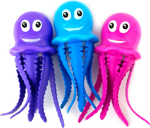 Boley Catch The Octopus Dive Toys - Paquete De 3 Baños De An