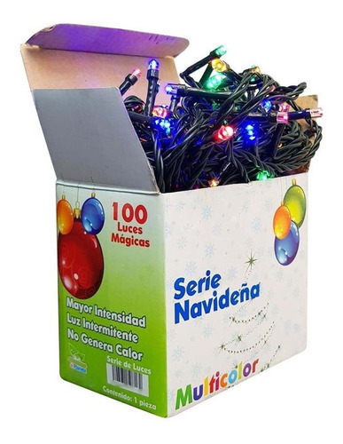 Pack De 2 Series De Luces Navideñas Rgb 100 8 Mov. 7.5 M