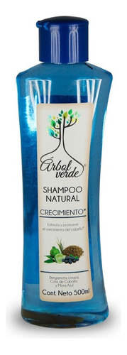 Shampoo Árbol Verde Natural Crecimiento 500ml