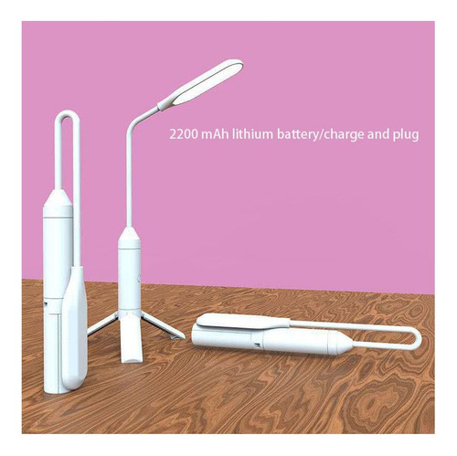 Lámpara Flexible Recargable Usb Escritorio Estudio Dibujo