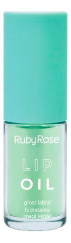 Brilho labial Ruby Rose Gloss - verde, maca, acabamento brilhante, verde maçã