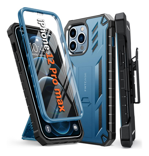 Fntcase Funda Para  Phone 12 Pro Max: Con Funda De Clip Par