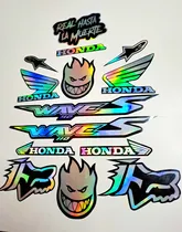 Comprar Kit Calcos De Vinilo Tornasolado Honda Wave S 110.