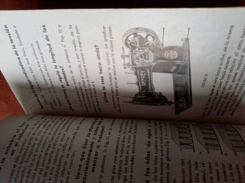 Antiguo Libro De Instrucciones Maquina Coser Refrey Manual (Usado)