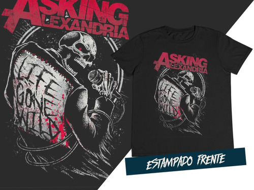 Camiseta Metalcore Asking Alexandria N1