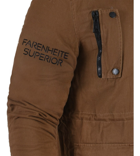 Imagen 4 de 5 de Parka Hombre Farenheite Importada Hidden
