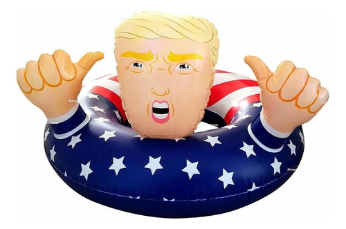 Inflable Para Piscina  De Donald Trump De 42 , Divertido Flb