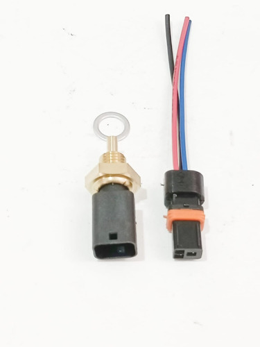 Sensor De Temperatura + Conector Para Kangoo 1.6 2004 A 2009