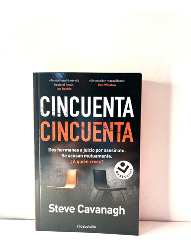 Cincuenta Cincuenta (serie Eddie Flynn 2), De Steve Cavanagh. Editorial Roca Bolsillo, Tapa Blanda, Edición 1 En Español