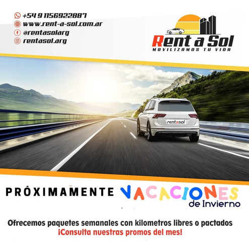 Imagen 2 de 10 de Alquiler De Autos Sin Chofer - Rent A Car - Rentadora Autos