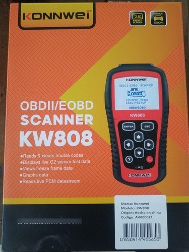 Escaner Automotriz Obd2 Konnwei Lector Autos Oferta 