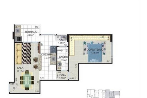 Imagem 4 de 4 de Apartamento - Gal12 - 71124245