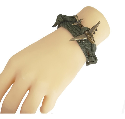 Brazalete Avión Paracord Remove Before Flifgt