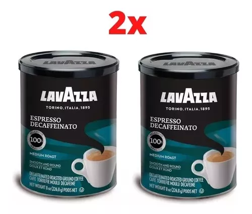 Pack 2 Pz Cafe Lavazza Descafeinado Expresó Italiano 454.g