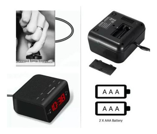 Radio Relógio Despertador Lelong Le-671 Digital Bivolt