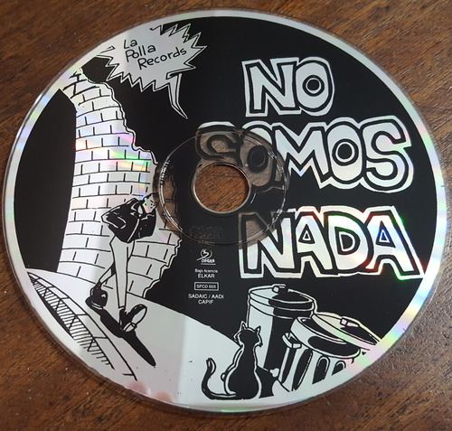 La Polla Records No Somos Nada Cd 1a Ed Arg Kortatu Rip Negu Argentina 1ra Edicion (Usado)