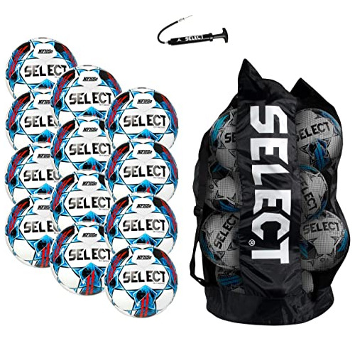 Select Diamond Soccer Ball, 12-ball Pack Con Bolsa De Bolas