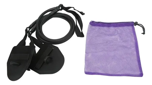 Entrenador De Fuerza Brazo Negro Natación Látex Resistencia