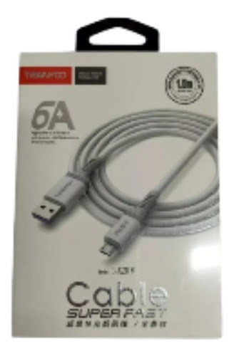 Cable Usb 3.0 Tranyoo Blanco Con Entrada V8