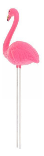 2 Flamingo Garden Stake Estatua Mirar Hacia Arriba 40,5x16cm