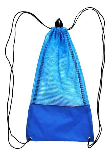 Saco De Material De Malla S Azul