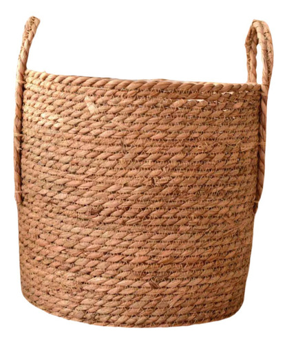 Cesta Tejida Para Macetas, Cesta Para Flores, Cesta Medio