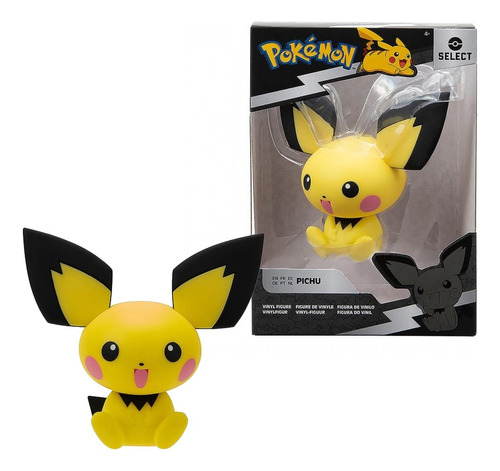 Pokémon Select Figura Pichu De Vinilo Series 5 Pkw0254