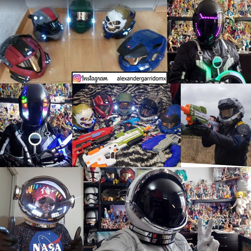 Casco Daft Punk, Halo, Astronauta, Personalizados, Dj Y Mas