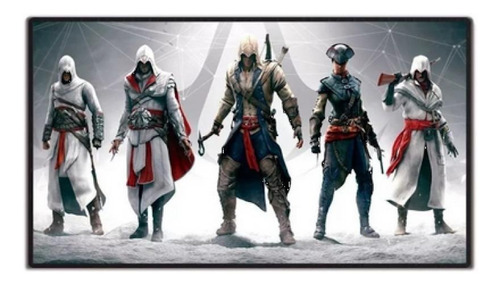 Mouse Pad gamer Exbom MP-7035C de tecido Assassin's Creed Family xg 350mm x 700mm x 3mm