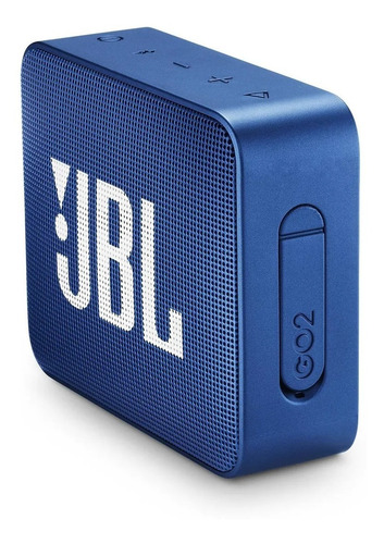 Caixa Bluetooth 5.0 Jbl Go2 Portatil Azul A Prova De Agua