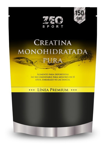 Creatina Monohidrato Pura, Doypack 2x150 G. Calidad Premium