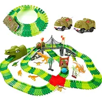 Comprar Dinosaur Toys Race Car Track, Dinosaur World Train Juguetes 