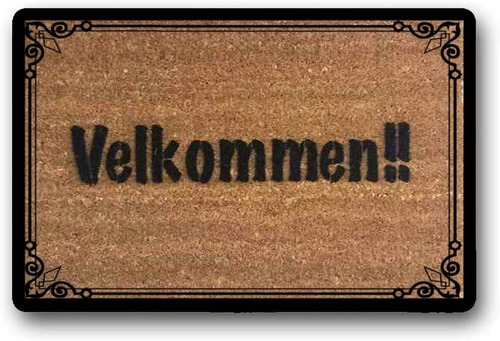 Felpudo Dane Noruega Regalo Casa Velkommen Come In Welcome X