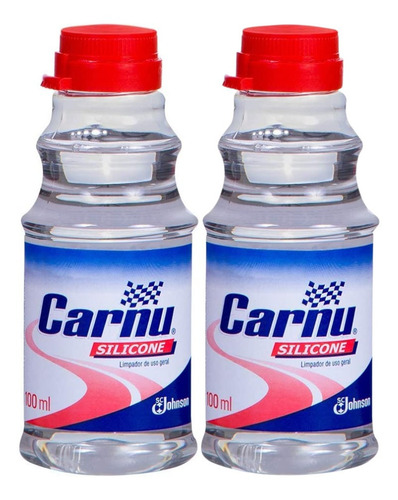 Silicone Automotivo Carnu 100ml - 2 Unidades Cor Transparente