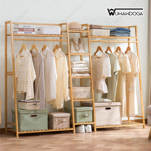 Rack Perchero Piso Organizado Ropa Closet Armable Ropa Colga