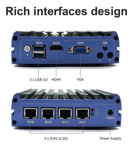 Firewall, Micro Pc De Enrutamiento Suave Inteligente Intel