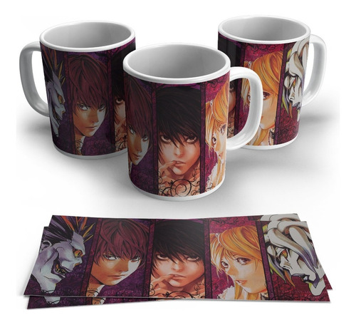 Mugs Pocillos Anime Death Note Yagami Kira Vasos Regalos