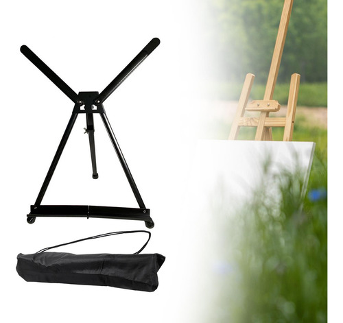 Cavalete De Mesa Tripé Dobrável Com Bolsa De Armazenamento