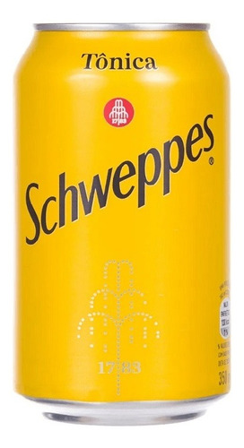 Refrigerante Schweppes Tônica Lata 350ml Kit Com 6 Unidades