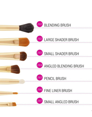 Bh Cosmetics Eye Essential Juego De 7 Brochas Brush Set