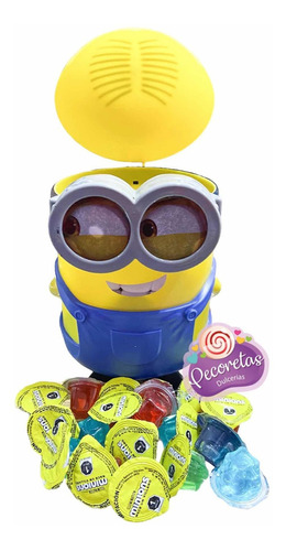 Minion Contenedor De Mini Gelatinas 50 Pz