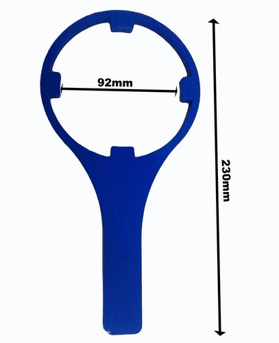 Imagen 1 de 5 de Llave Para Apertura De Filtro Carcasa 2.5'' X 10'' 3d.obis