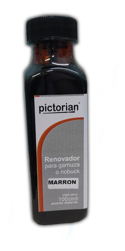 Renovador Para Gamuza Y Nobuck 100cc Color Negro Marrón Tiza