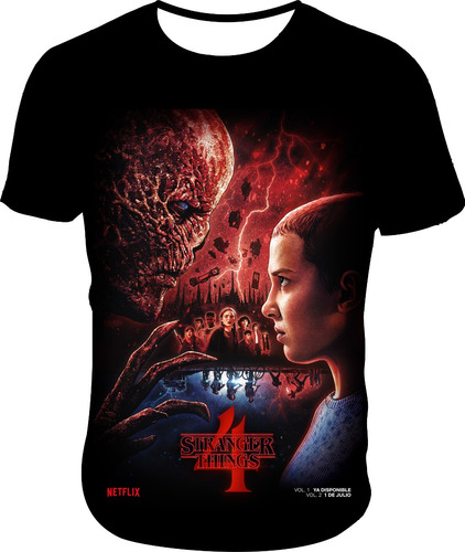 Remera Stranger Things X2, Excelente Calidad Adultos Y Niños