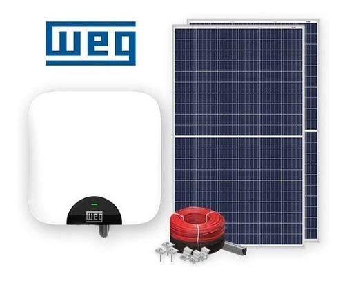 Kit Gerador Energia Solar Com 12 Paineis 345w - 4,14 Kwp Weg