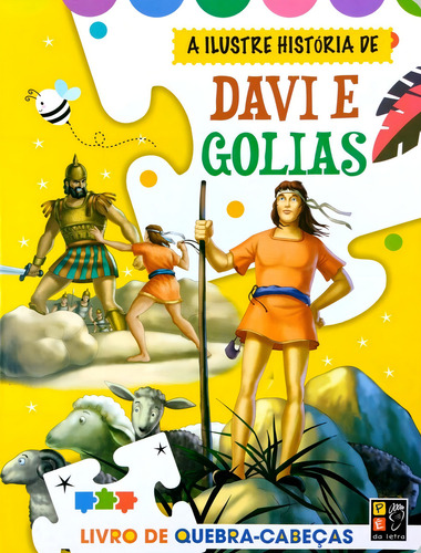 Livro De Quebra-cabeças De Davi E Golias História Infantil