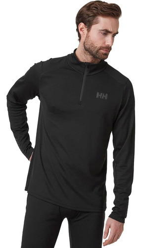 Helly-hansen Lifa Active Zip Para Hombre, 990 Negro, Pequeño