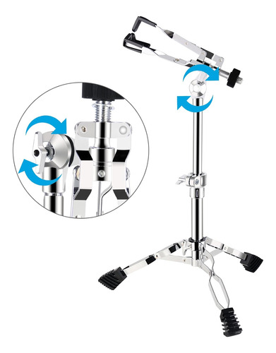 Eastrock Snare Drum Stand Ajustable Con Soporte De Tambor...
